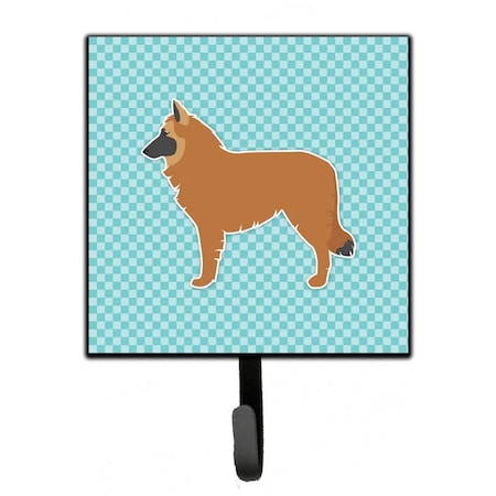 Carolines Treasures Belgian Shepherd Checkerboard Blue Leash or Key Holder BB3761SH4